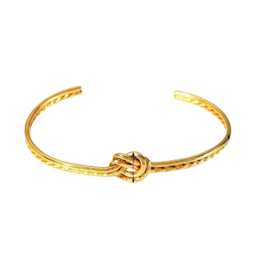 Bangle doble nudo