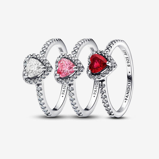 Anillo Corazón Estilo Pandora🤍