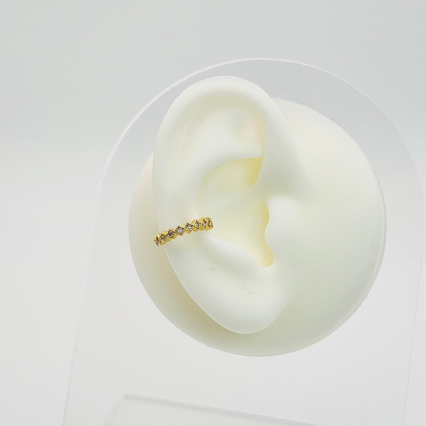 Earcuff zirconia rombo