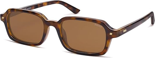 Lentes de sol cuadrados café