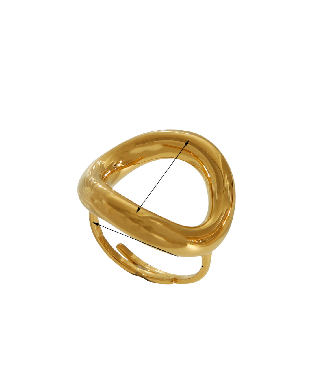 Anillo de Ovalo Ancho🪞