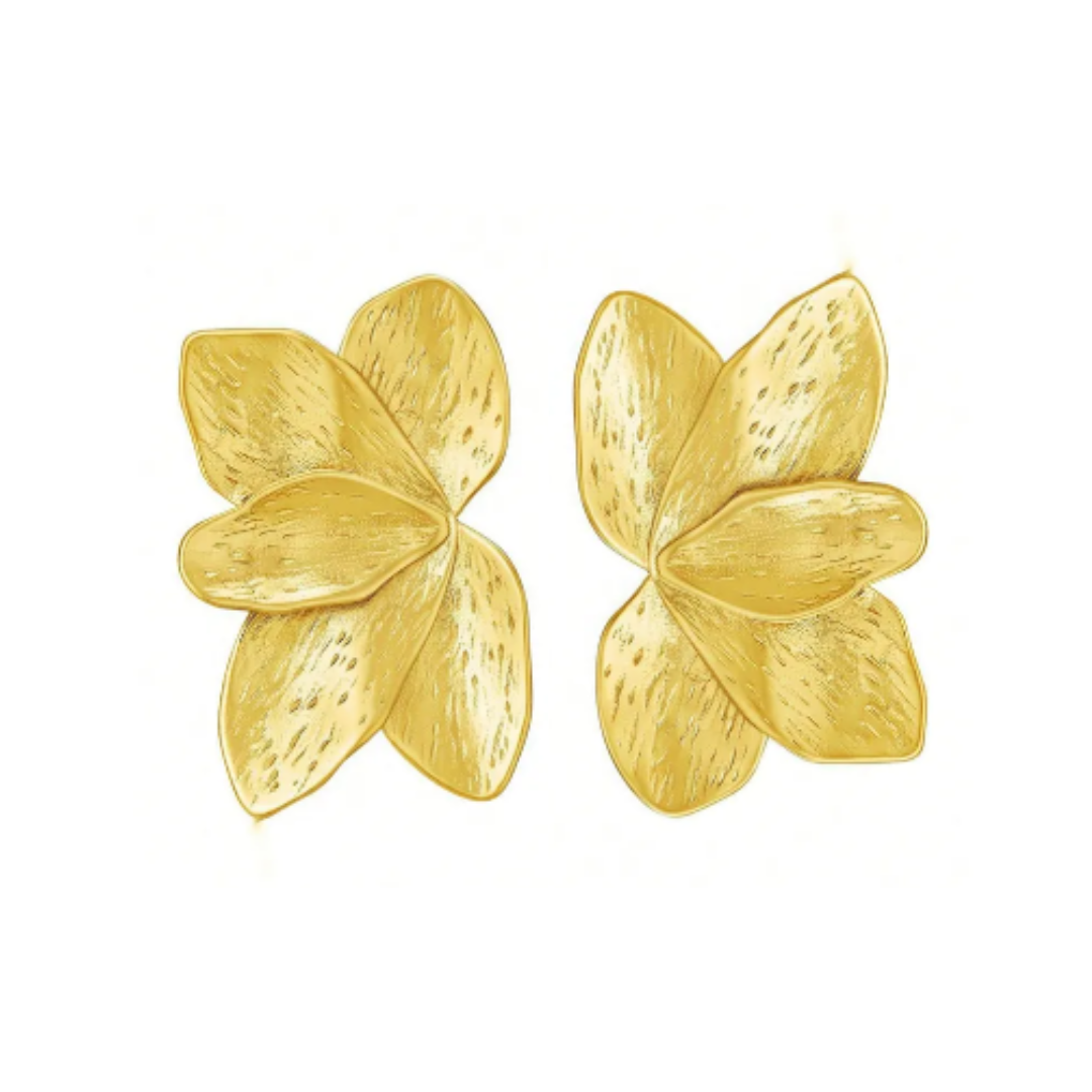 Semi flor aretes