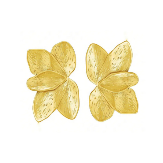 Semi flor aretes