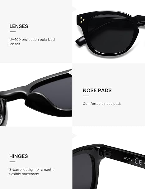 Lentes cuadrados unisex