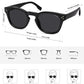 Lentes cuadrados unisex