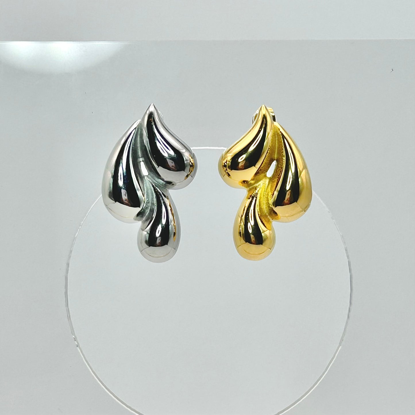 Aretes de tres gotas