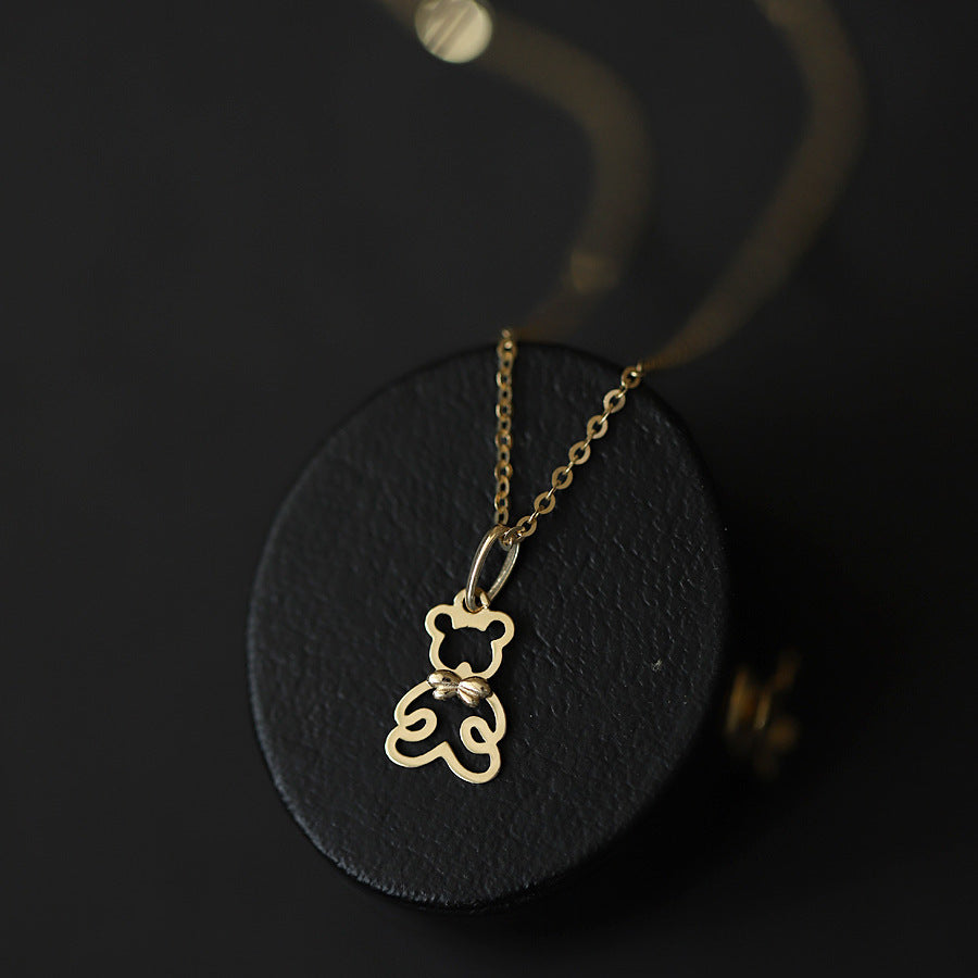 Cadena Silueta de Oso 🐻