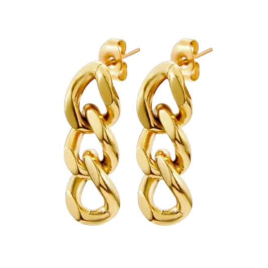 Aretes de cadena