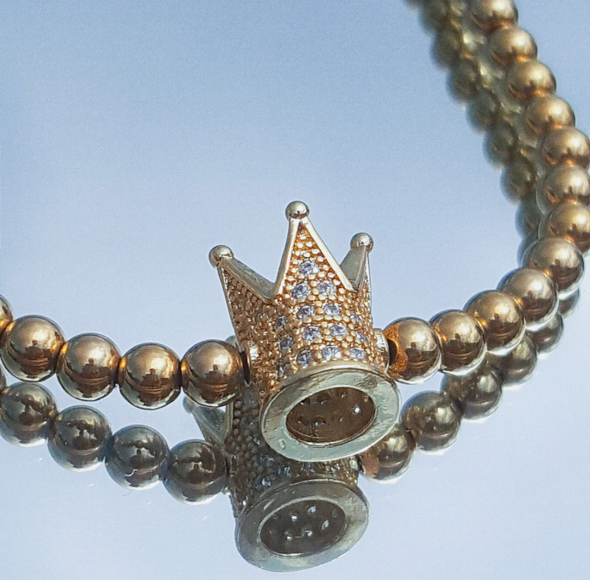 Pulsera de corona con balines