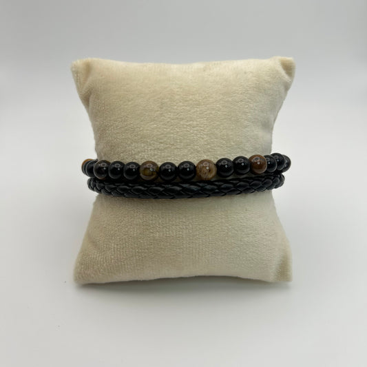 Pulsera doble hombre