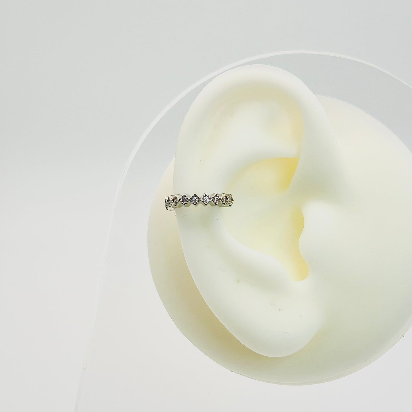 Earcuff zirconia rombo