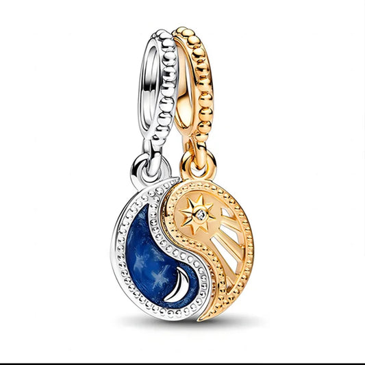 Charms ying yang sol y Luna