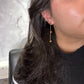 Aretes de tres bolitas