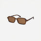 Lentes de sol cuadrados café