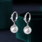 Argollas con Zirconia y Perla Colgante 🤍