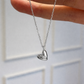 Cadena de Corazón Sólido con Zirconia Interior 💎