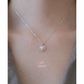 Cadena de Plata de Corazón de Ópalo💖