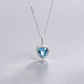 Cadena de Corazón Celeste Suave 💙