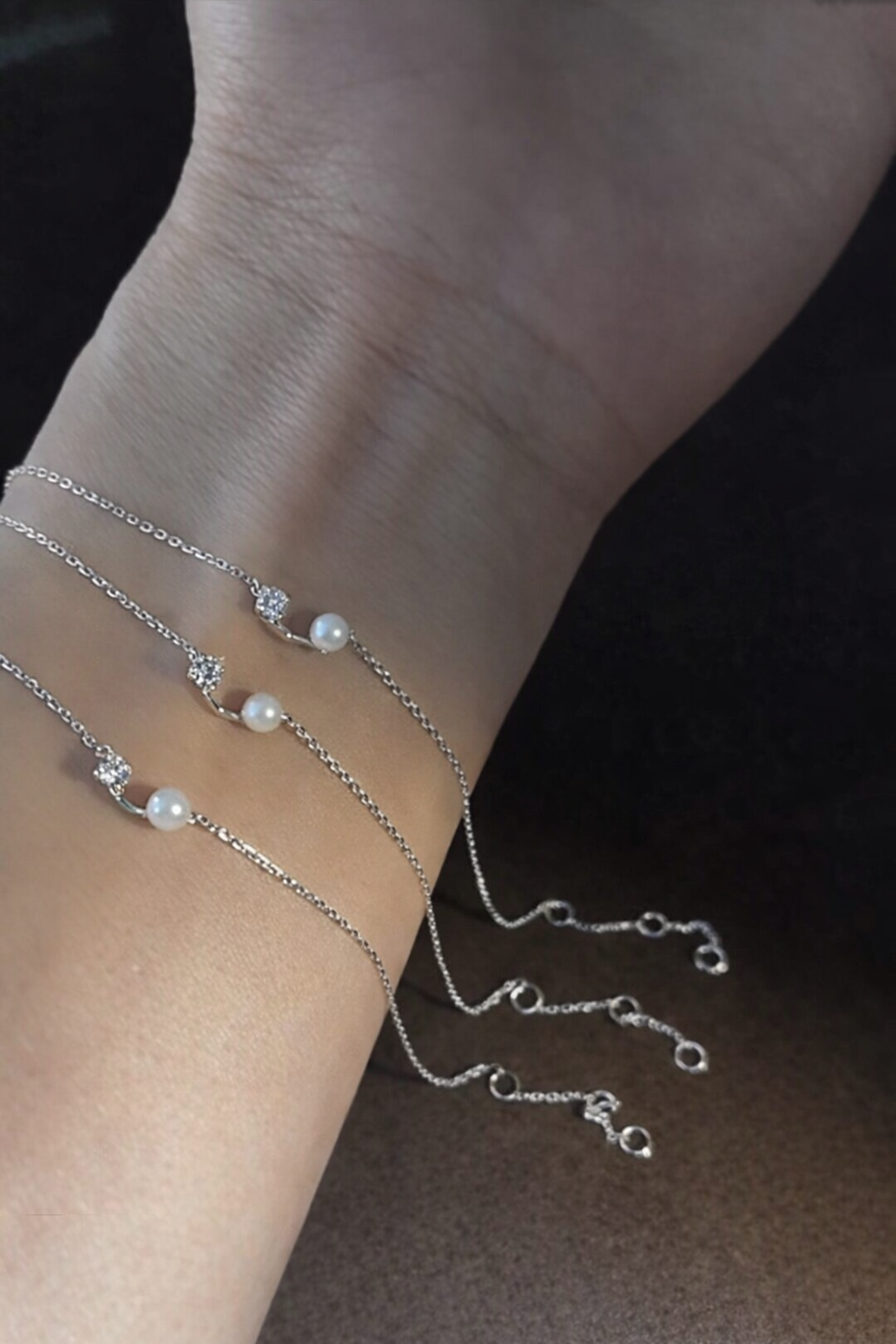 Pulsera de Perla y Zirconia 🤍