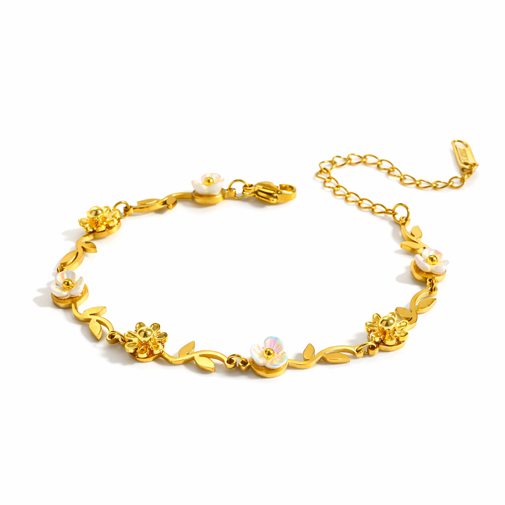 Pulsera De Florecitas 3D 🌺
