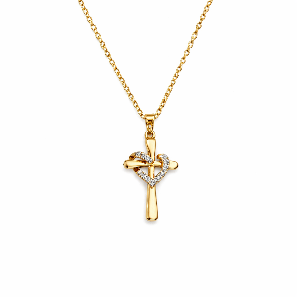 Collar Cruz Holy Heart❤️