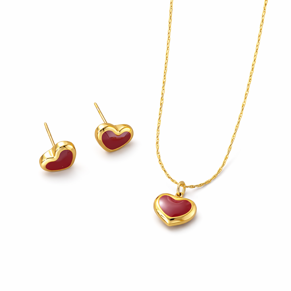 Set 3 Piezas De Corazón 🤍❤️