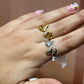 Anillo dos corazones