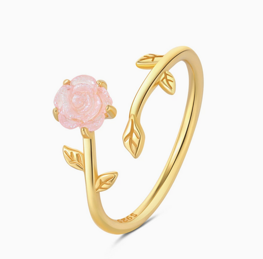 Anillo de rosa