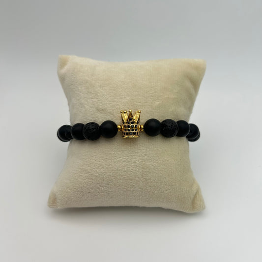 Pulsera de corona hombre