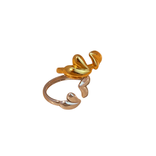 Anillo dos corazones