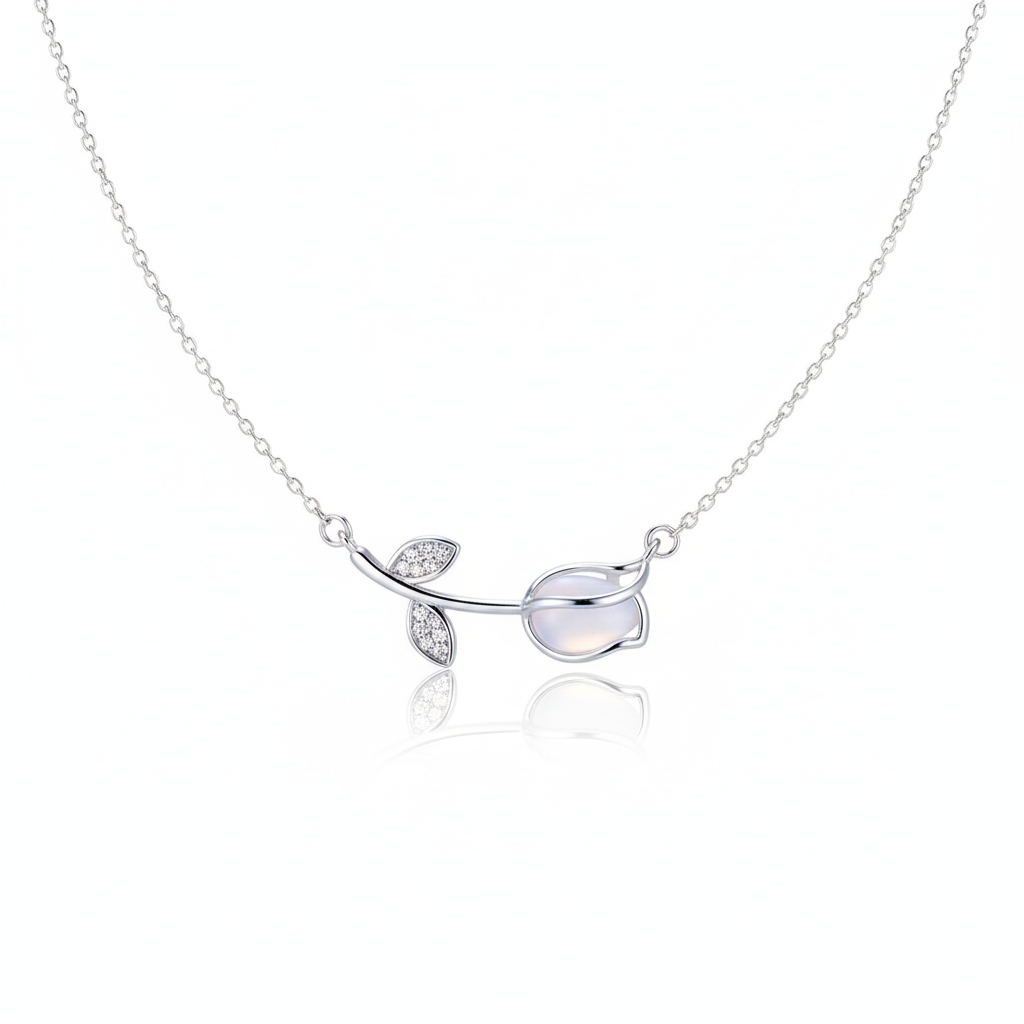 Cadena de Plata Tulipán 🌷