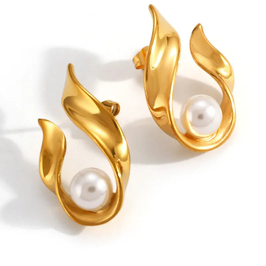 Aretes de Perla Clásica 🤍