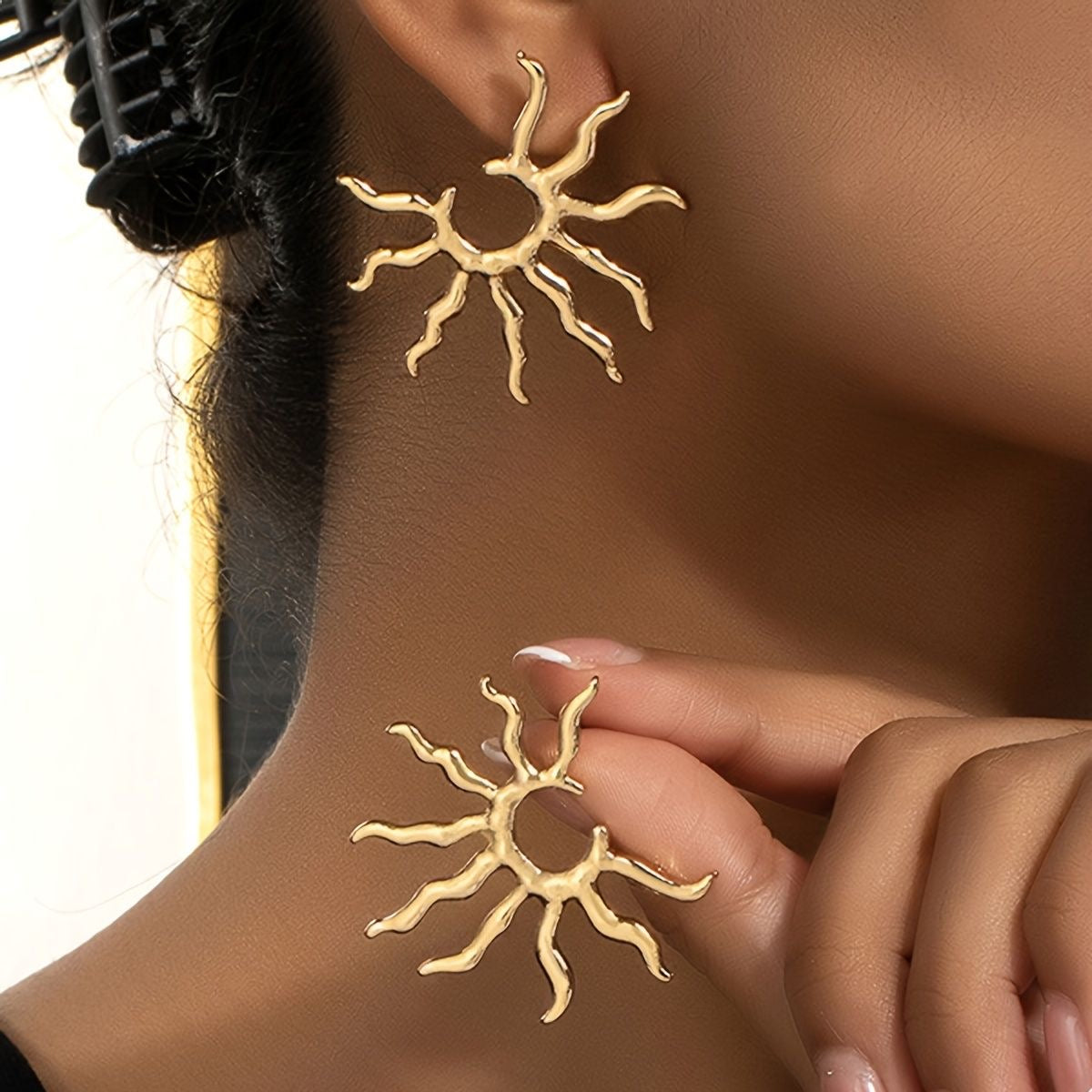 Aretes de semi sol