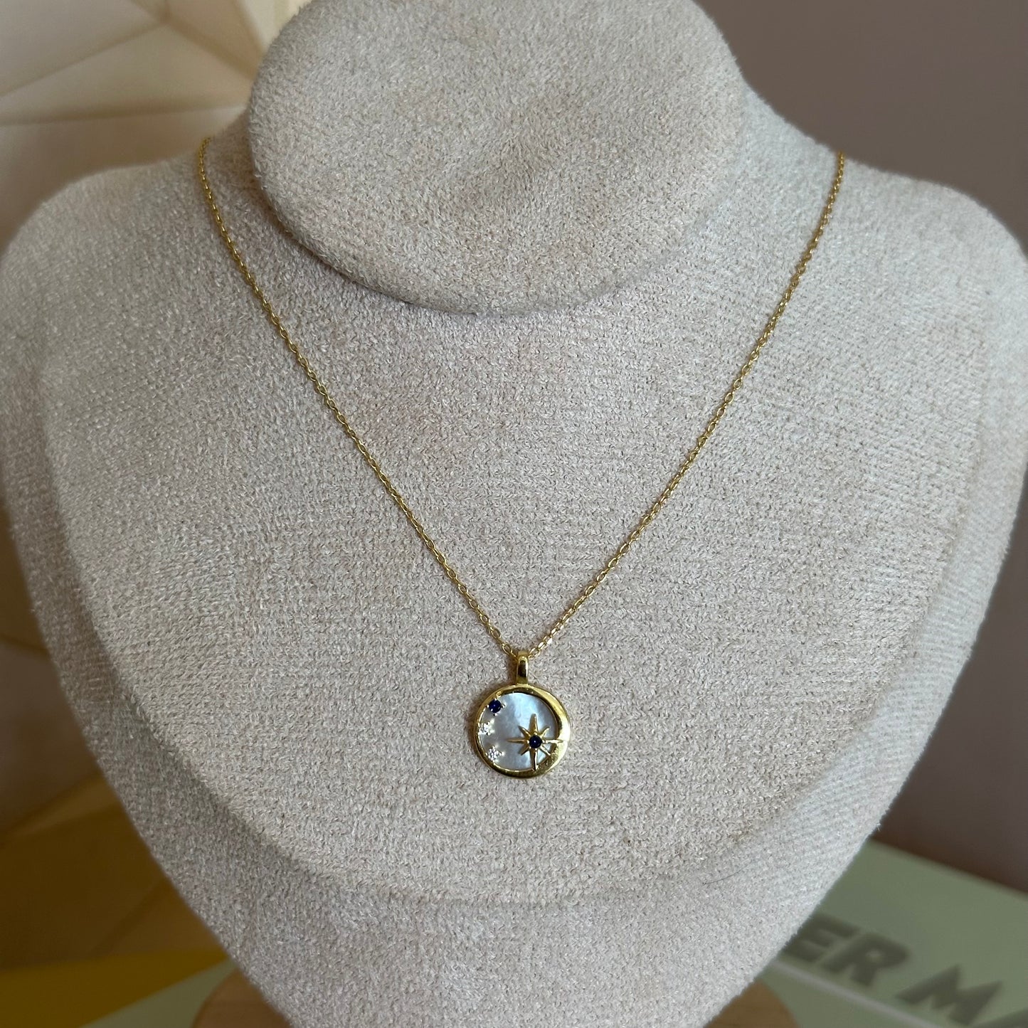 Cadena plata blue sparkle