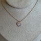 Cadena plata corazón rosegold tornasol