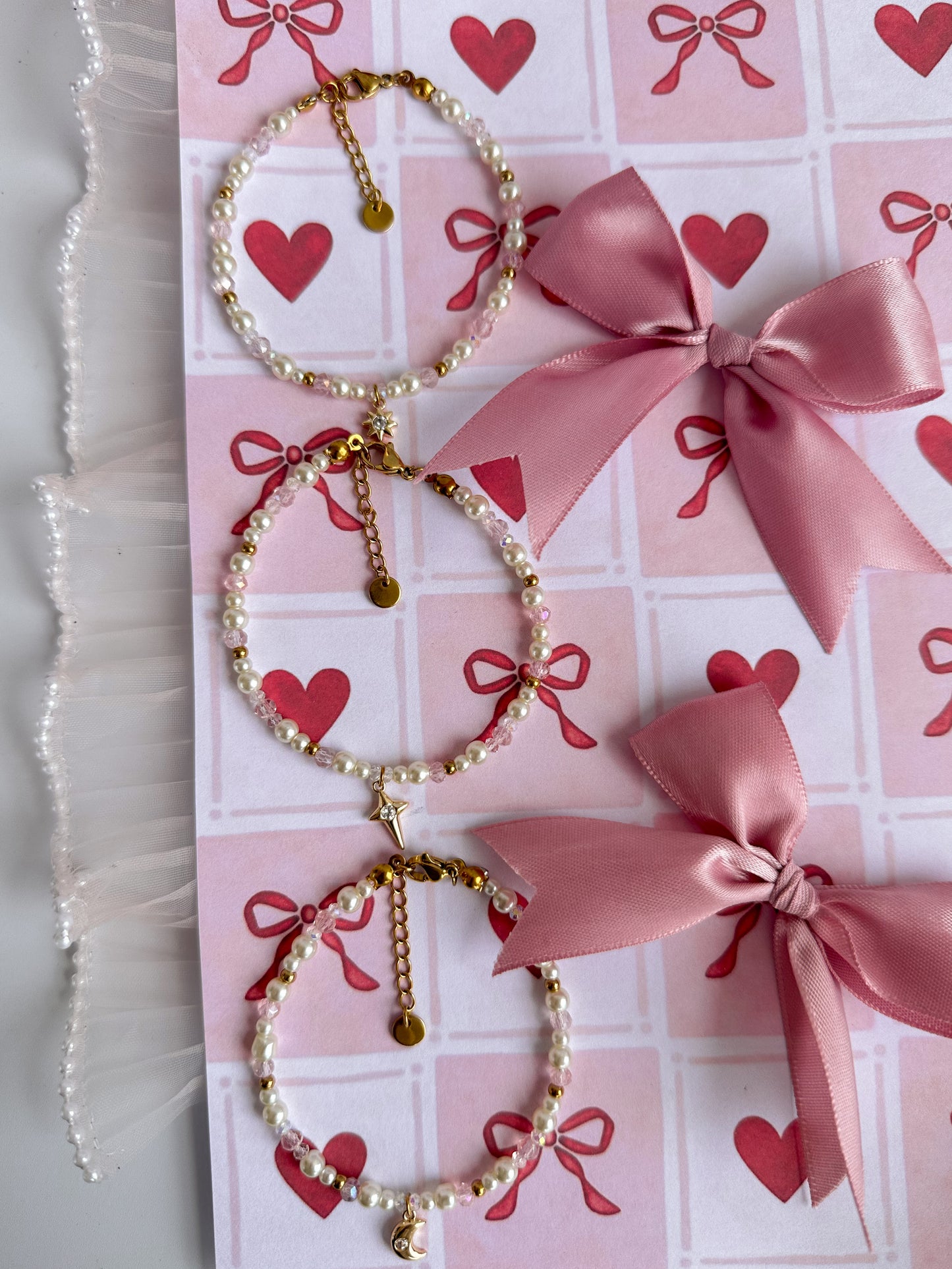 Set de Pulseras Our Kind Of Love 💕🌷