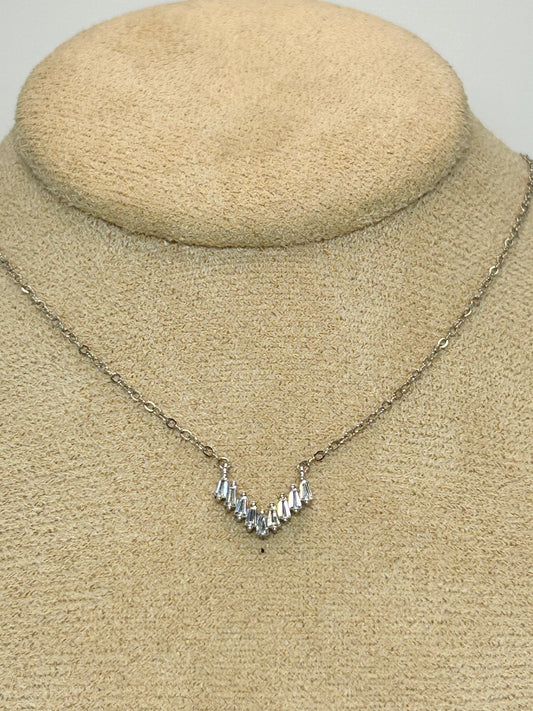 Cadena de Zirconias en V✨