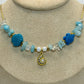 Collar de Conchas Azules y Caracola 🌊🐚