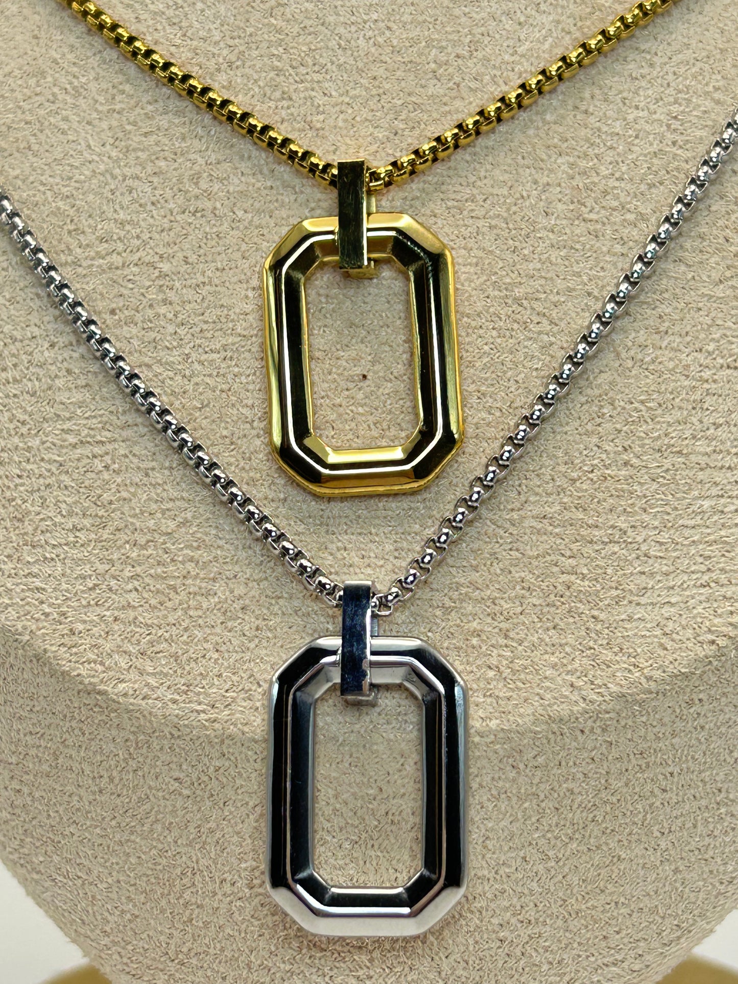 Cadena Geometrica para Hombre