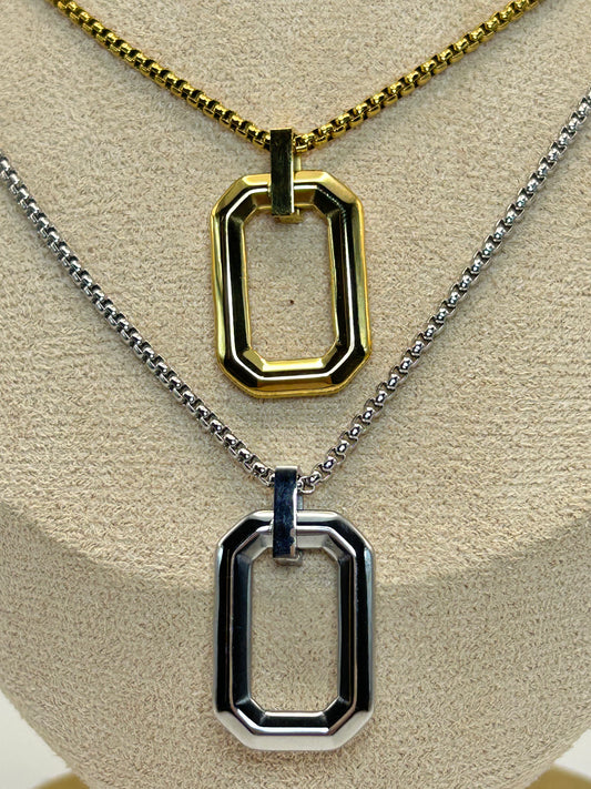 Cadena Geometrica para Hombre