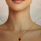 Collar Dije Mundo Rojo ❤️
