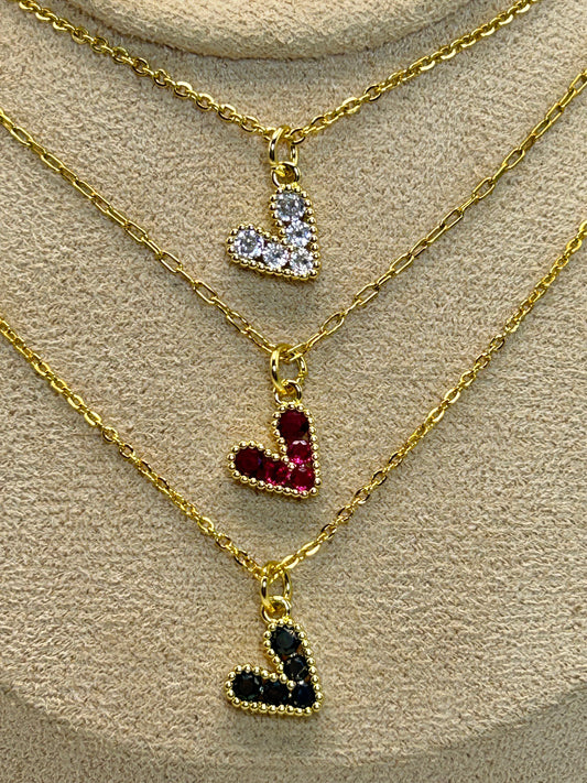 Cadena Dije de Corazón con Zirconias❤️