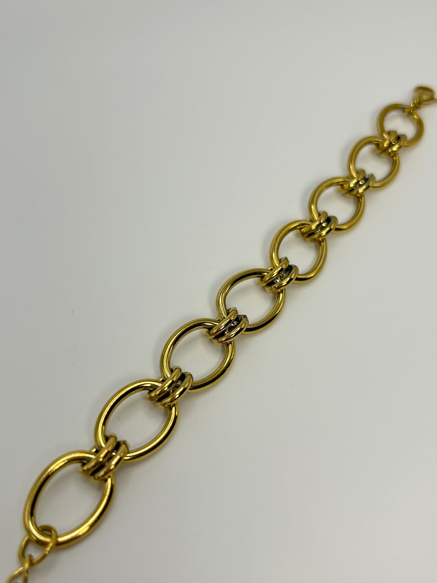 Pulsera de Óvalos Enlazados💛