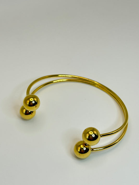 Bangle de Balines Doble💛
