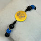 Pulsera de Piedra con Medalla de Fútbol Club Barcelona