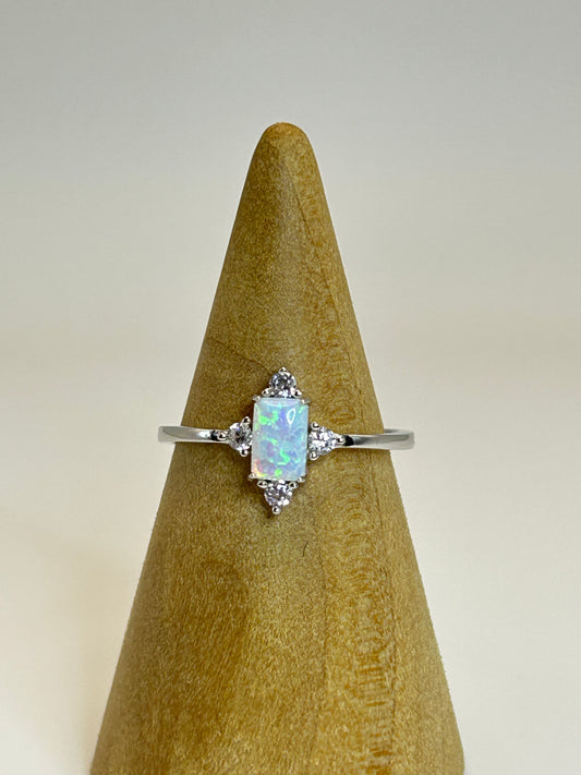 Anillo Opalo Rectangular✨
