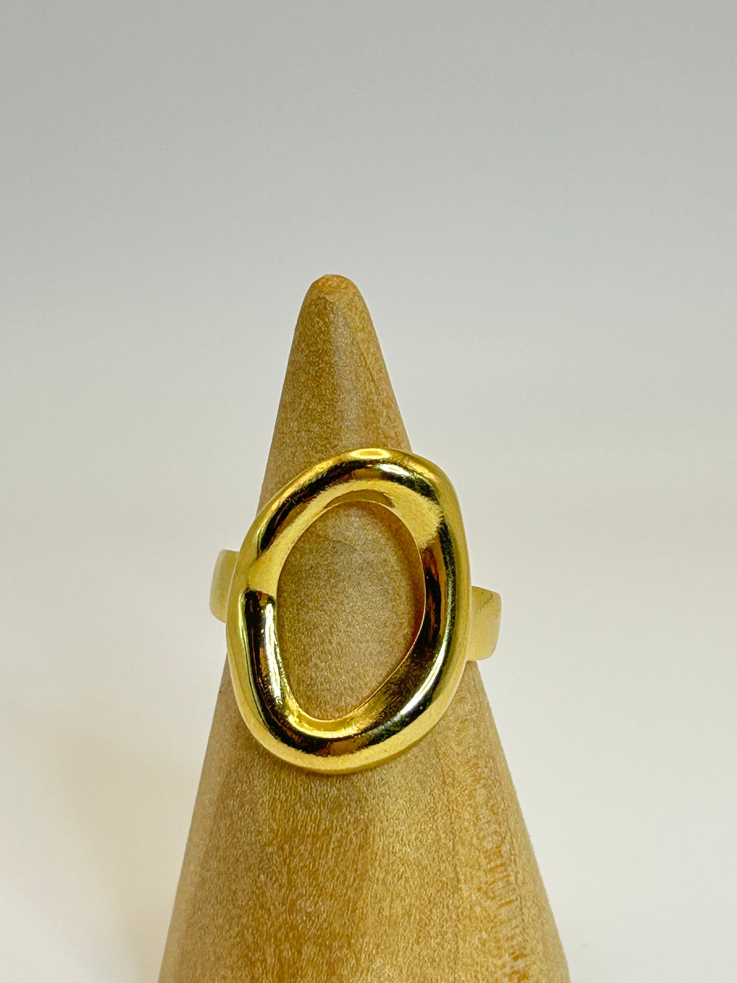 Anillo Óvalo Irregular