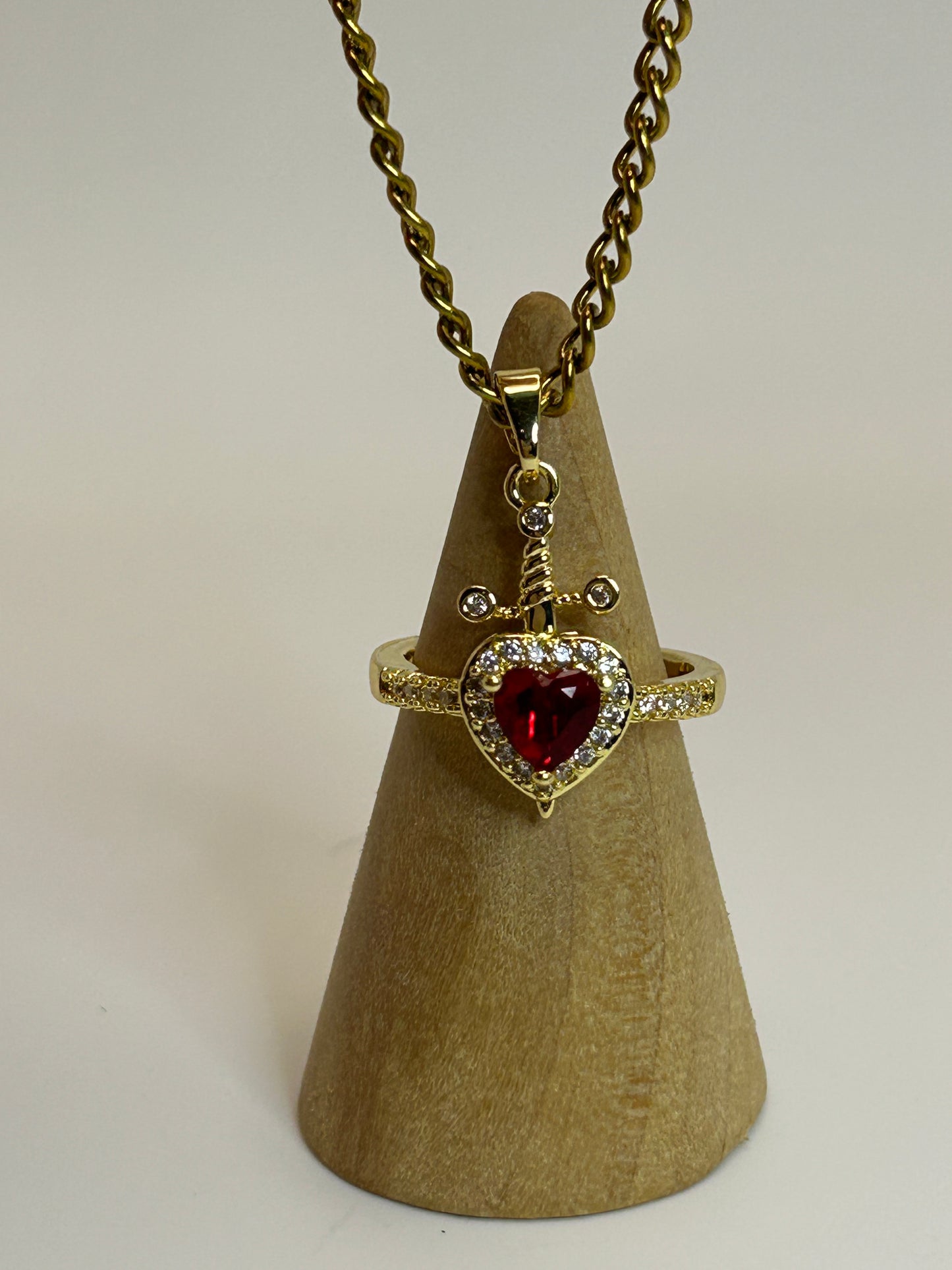 Juego de Anillo y Espada Pulsera🗡️❤️