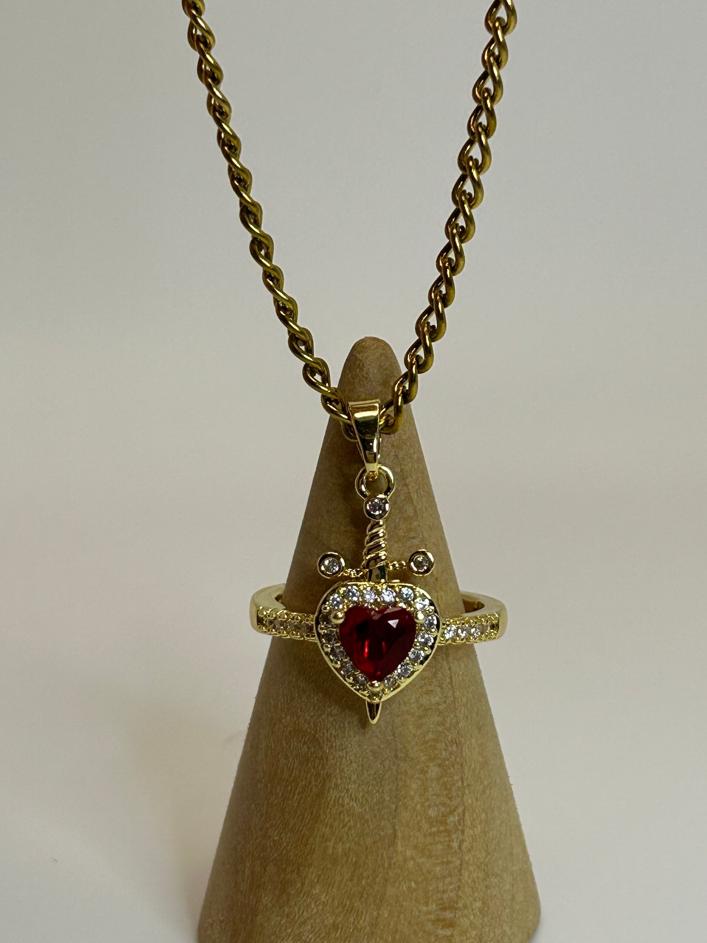 Juego de Anillo y Espada Pulsera🗡️❤️