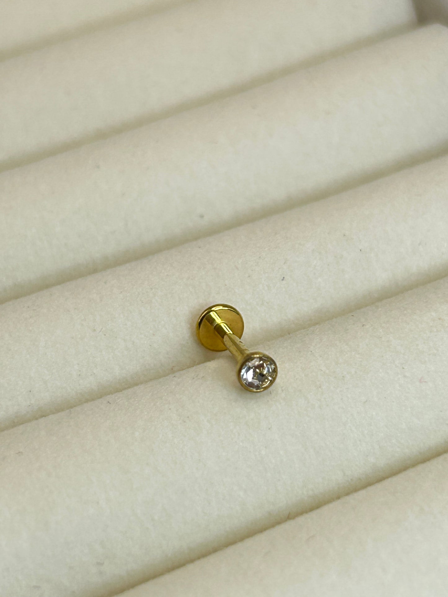 Piercing Titanio Individual Diamantito 2 mm ✨